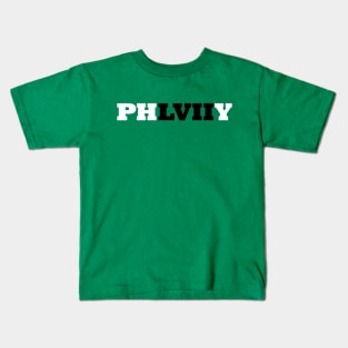 Philadelphia Eagles 2023 Super Bowl Champs LVII Kids T-Shirt